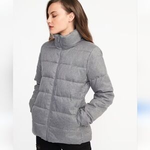 Old Navy M Gray Puffer Jacket